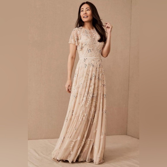 beaded embellished maxi dress Beaded Embellished Maxi Dress – Satin Evening Gown